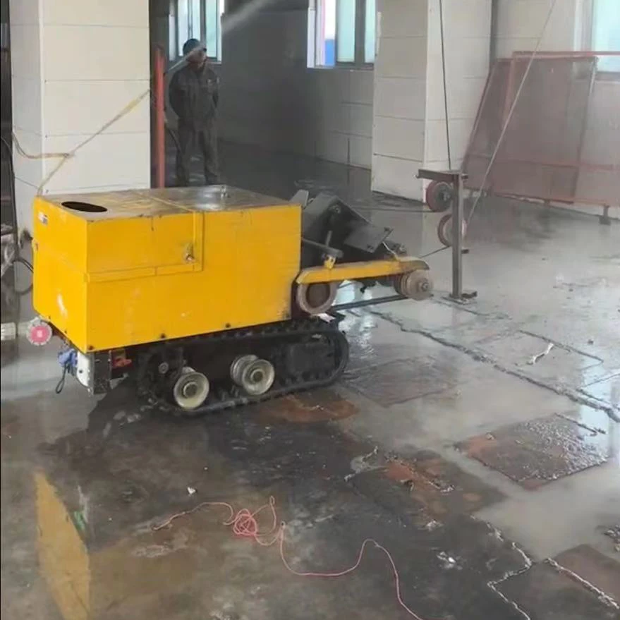 قاطع الطريق الأسفلت الخرساني 22 كيلو وات آلة قطع الطرق الاسمنتية عالية الطاقة 1000 مم آلة منشار حلقة الماس