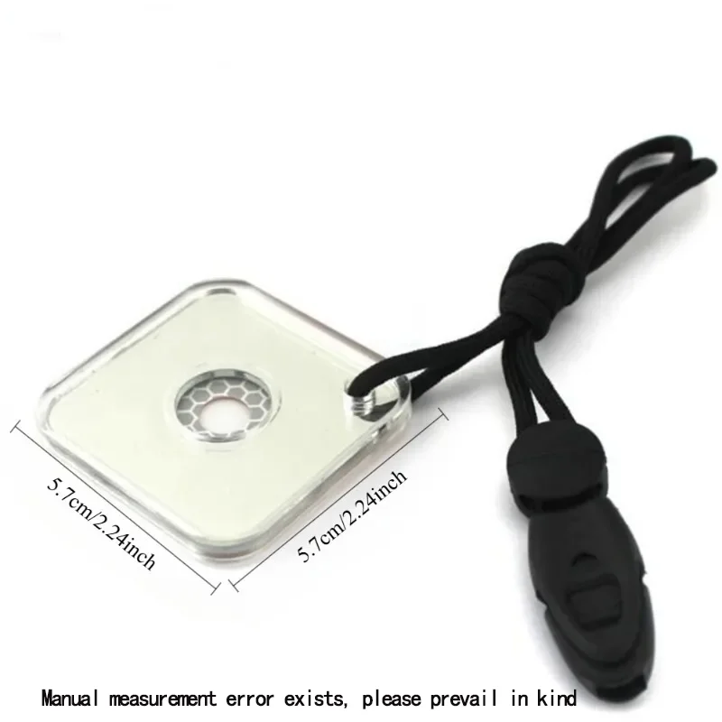 1Pc Überleben Signal Spiegel Sonnenlicht Reflektor für Wandern Camping Notfälle Erste Hilfe Rettung Outdoor Sicherheit Ausrüstung