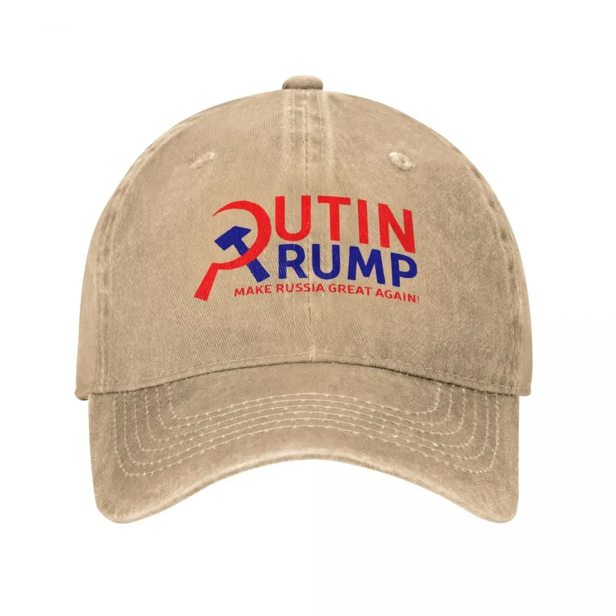 Casual Trump Make Russia Great Again Baseball Caps Men Women Distressed Cotton Snapback Cap 2024 Election Vote Politics Hats Cap