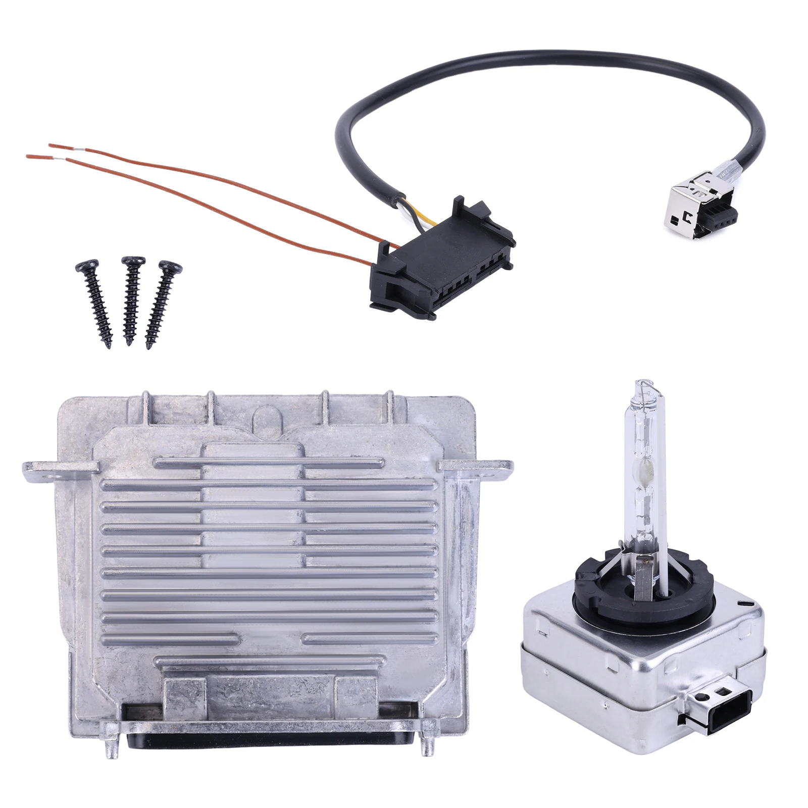 1Set New Quality Car Xenon HID Headlight Ballast Unit With Lgniter and D1S Bulb 22840414 For Buick Enclave 2013-2017 Land Rover Volvo S60 S60L V60 XC60 Corvette Stingray Z51 Z06 Car Accessories 89089352 68222897AA