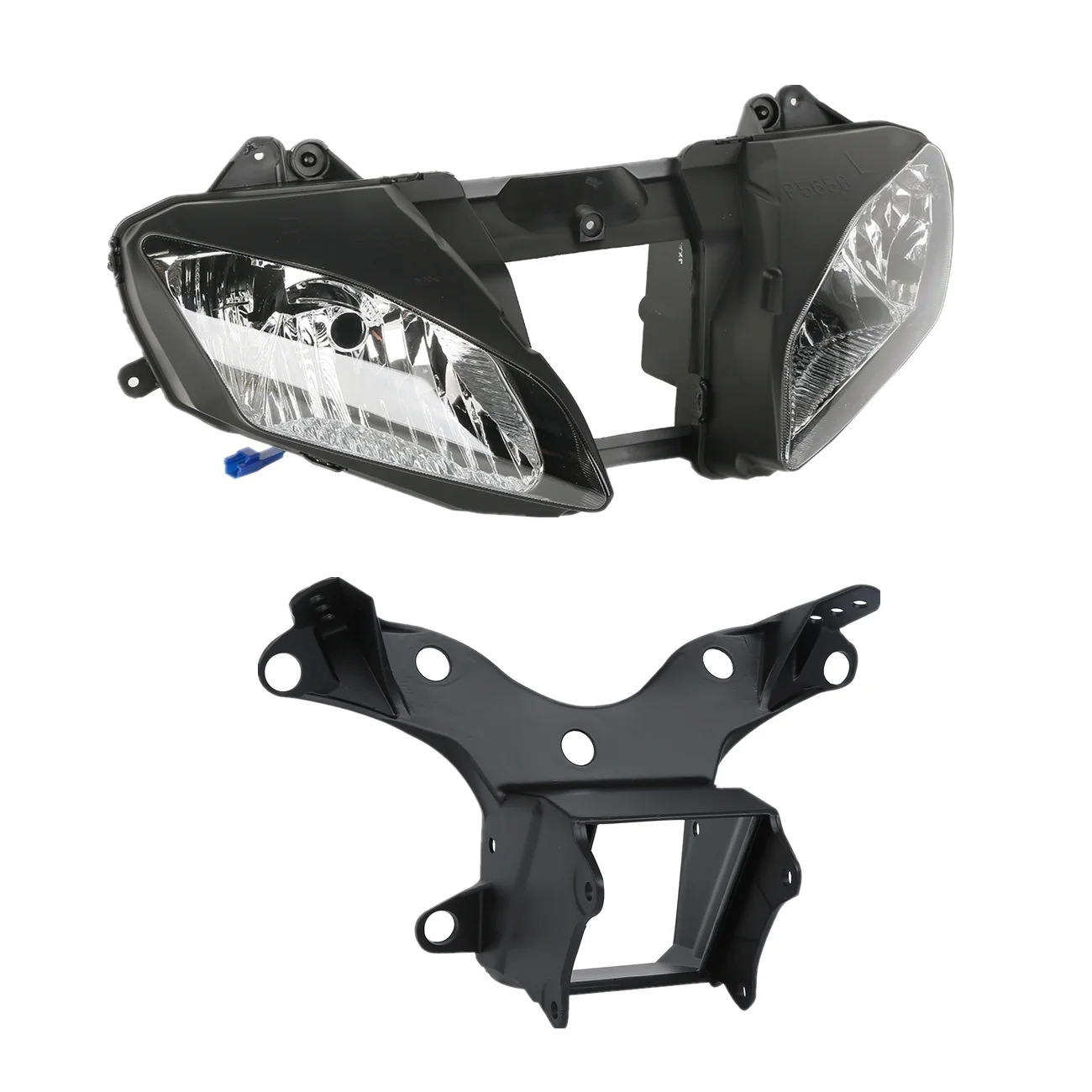 

Motorcycle Front Headlight & Upper Fairing Stay Bracket For Yamaha YZF R6 YZFR6 2006-2007