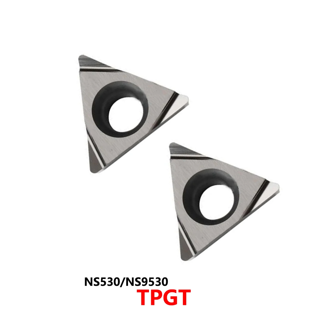 

Original TPGT080202L TPGT080204L TPGT110304L TPGT110204L TPGT16T304L W08 W15 NS530 NS9530 Carbide Inserts CNC Tools Blade TPGT