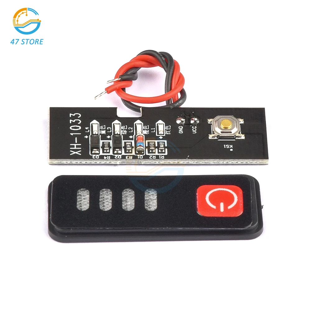 5S 18V 21V Battery Capacity Indicator Module with Power Display and Battery Shell Battery Level Indicator Tester LED Display