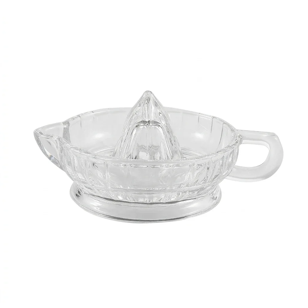 Professional Citrus Juicer Manual Squeezer Cup for Kitchen Daily Use Borosilicate Glass Lemon Orange Extractor Durable Tool