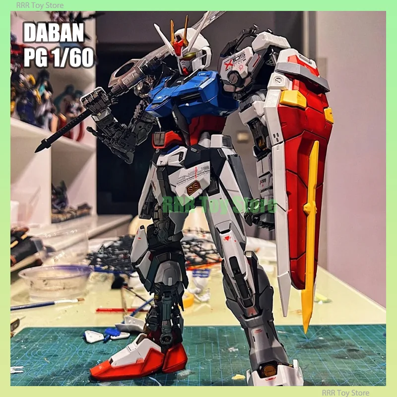 In Stock DABAN PG 1/60 GAT-X105 Strike Model Kit Assembly Action Figures Robot Figurine Plastic Model Hobby Doll Toy Gifts