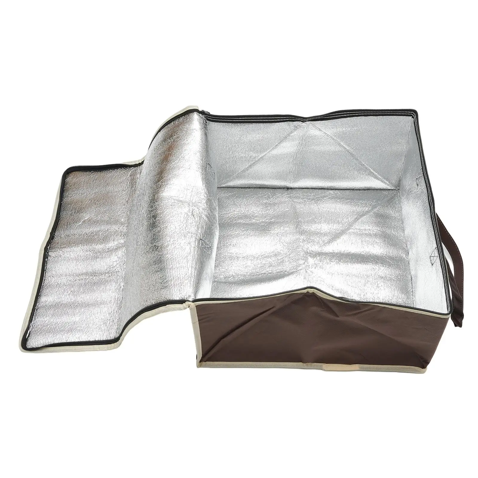 Food Pizza Delivery Insulated Bag Portable Non-woven Warmer Bag Oxford Cloth Aluminum Foil Insulation Bag Portable Thermal Bag