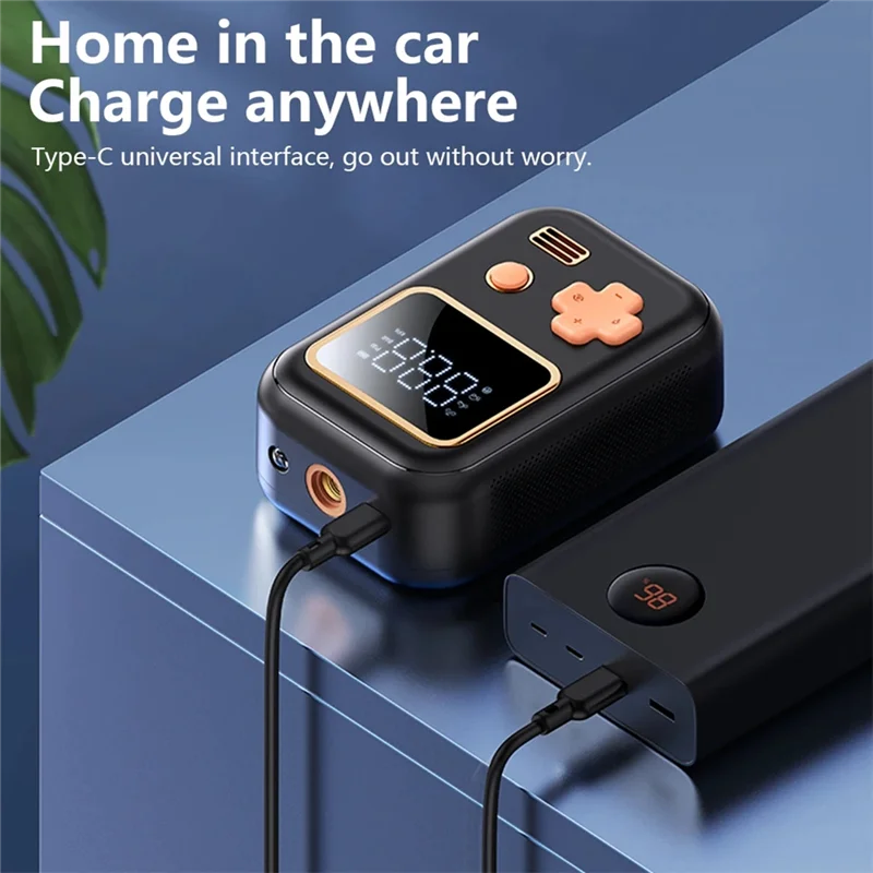 

Высококачественный портативный беспроводной насос для накачивания шин, воздушный компрессор, светодиодный воздушный насос с автоматическим выключением для автомобиля, мотоцикла, велосипеда, спортивные мячи