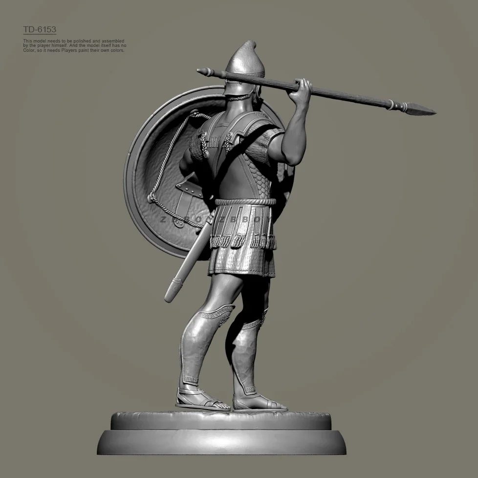 38mm 50mm 75mm Resin Soldier model kits figure colorless and self-assembled （3D Printing ） TD-6153/3D