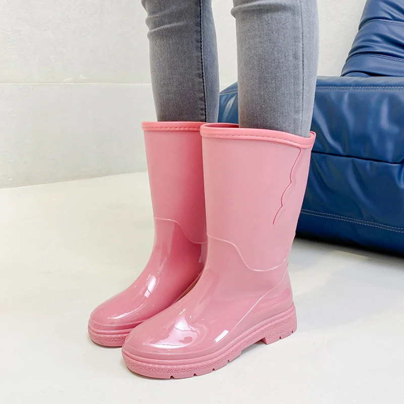 Water Boots for Woman Rain Shoes Fashion Galoshes Women Waterproof Rubber Boots Fishing Working Shoe Footwear Botas Para Lluvia