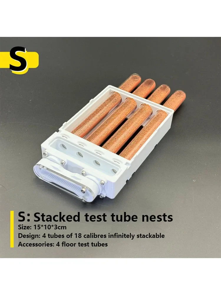 Ant Farm Ant House Insect Box Ant Nest Anthill Configurable 18 Calibre Test Tubes