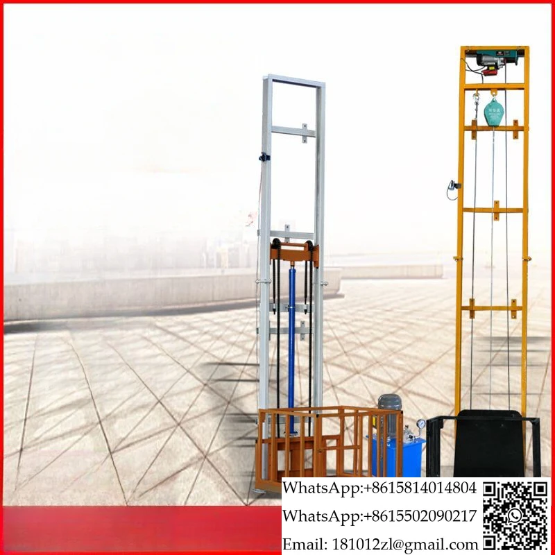 Electric remote control lifting slide factory warehouse heavy goods loading and unloading small hoist 500kg load capacity