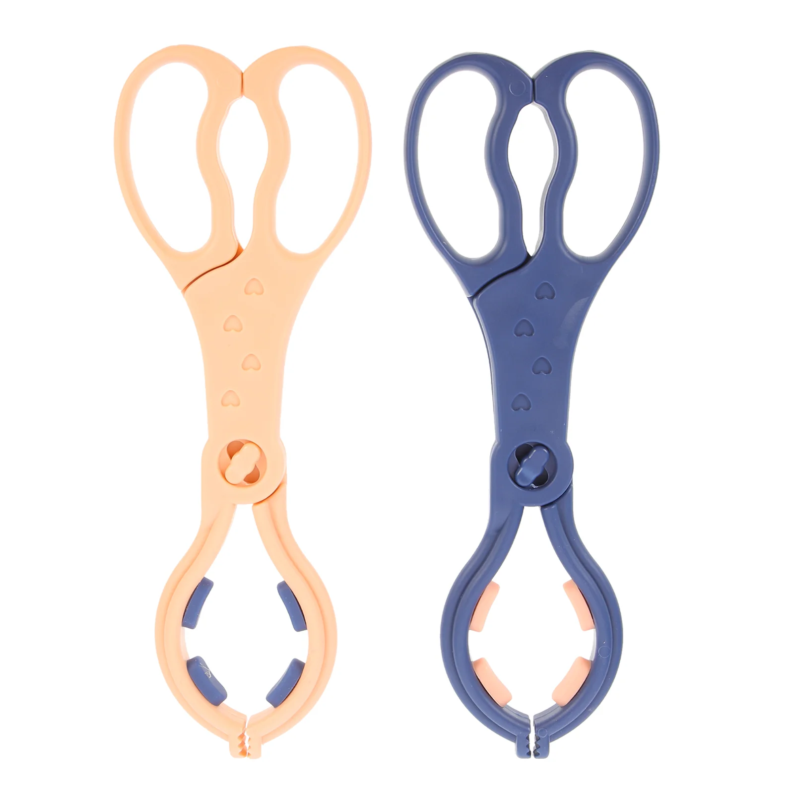 2 Pcs Removable Bottle Clip Milk Anti-slip Feeding Clamp Infant Baby Holder Tong Pp Pacifier Feeder