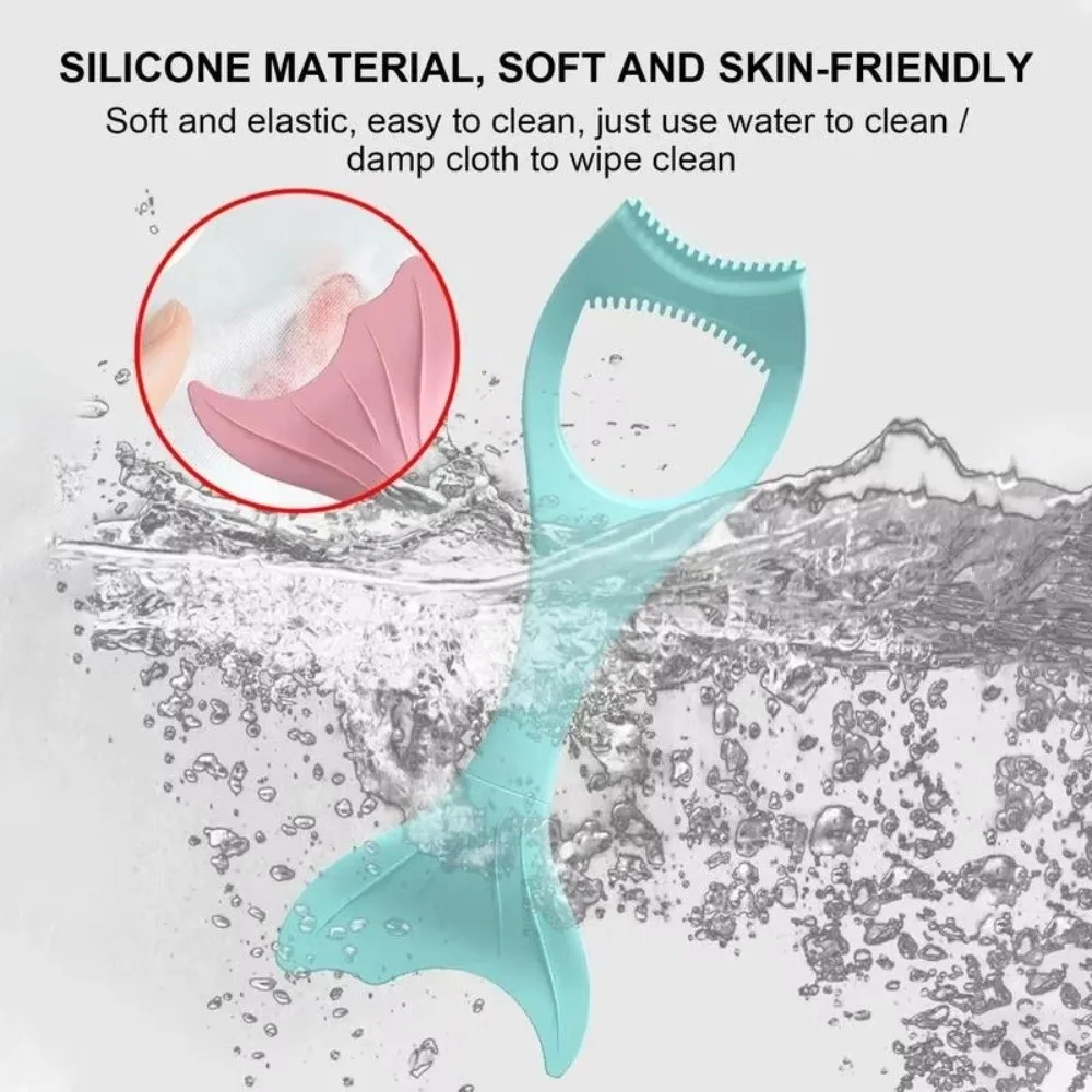 New Silicone Mascara Shield Extension Eye Shadow Applicator Guard Detachable Mermaid Eyeliner Aid for Women Girls Beginners