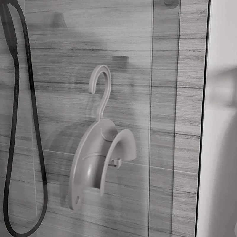 CPAP Hose Holder With Hook Hanger And Suction Cup White Plastic For Drying After Cleaning Sleep And Breathing Machine Parts