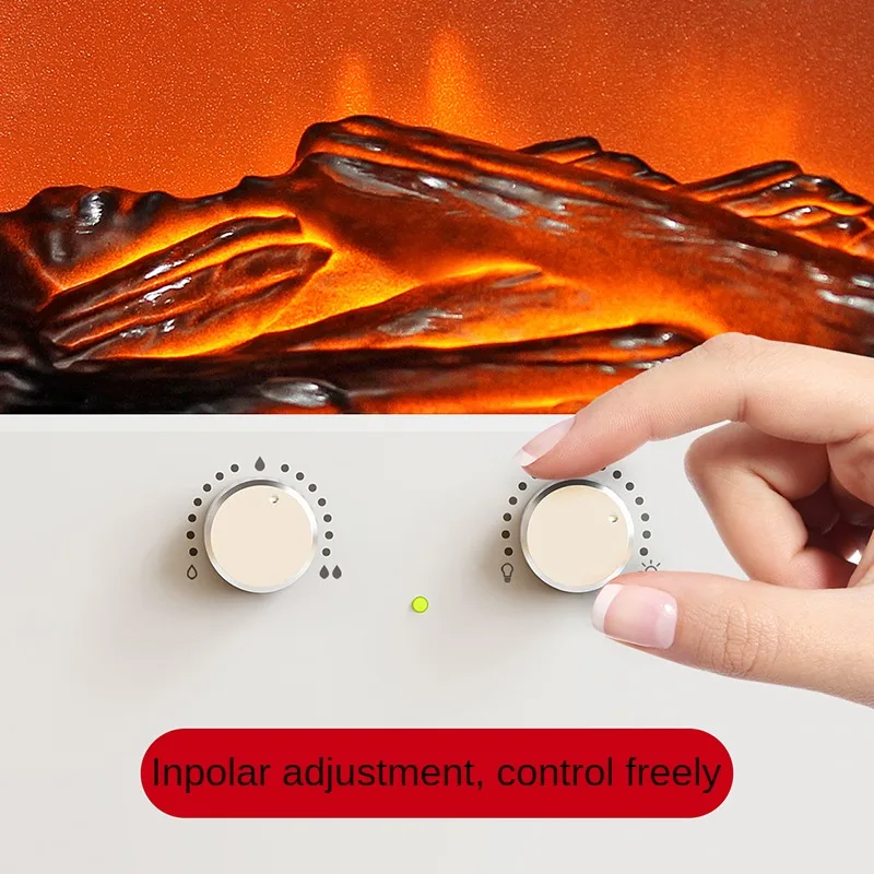 Humidificador de Color de madera con llama de apagado automático sin agua de 3L para regalos de hogar y oficina nuevo diseño difusor de Aroma de iluminación de carbón simulado