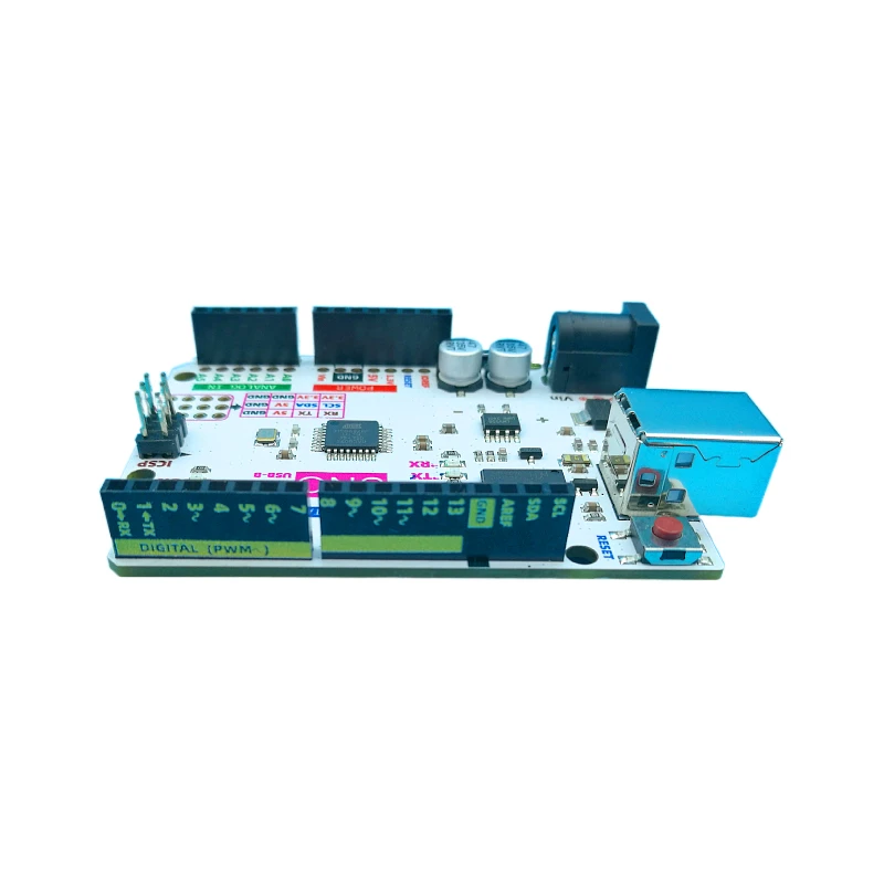 Color painting UNO R3 Board ATmega328 (Arduino-Compatible) for Arduino UNO  Colorful Peace Learning Board A00068