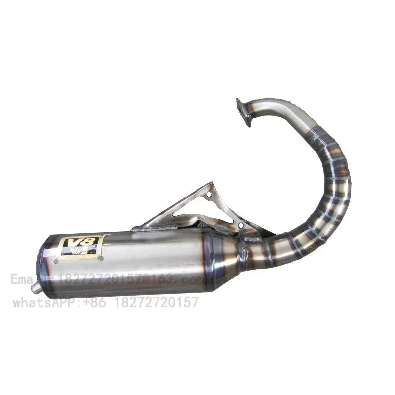 DIO50 AF18 AF27 AF28 V8 exhaust pipe, half set 70-90CC model W005 manual pipe