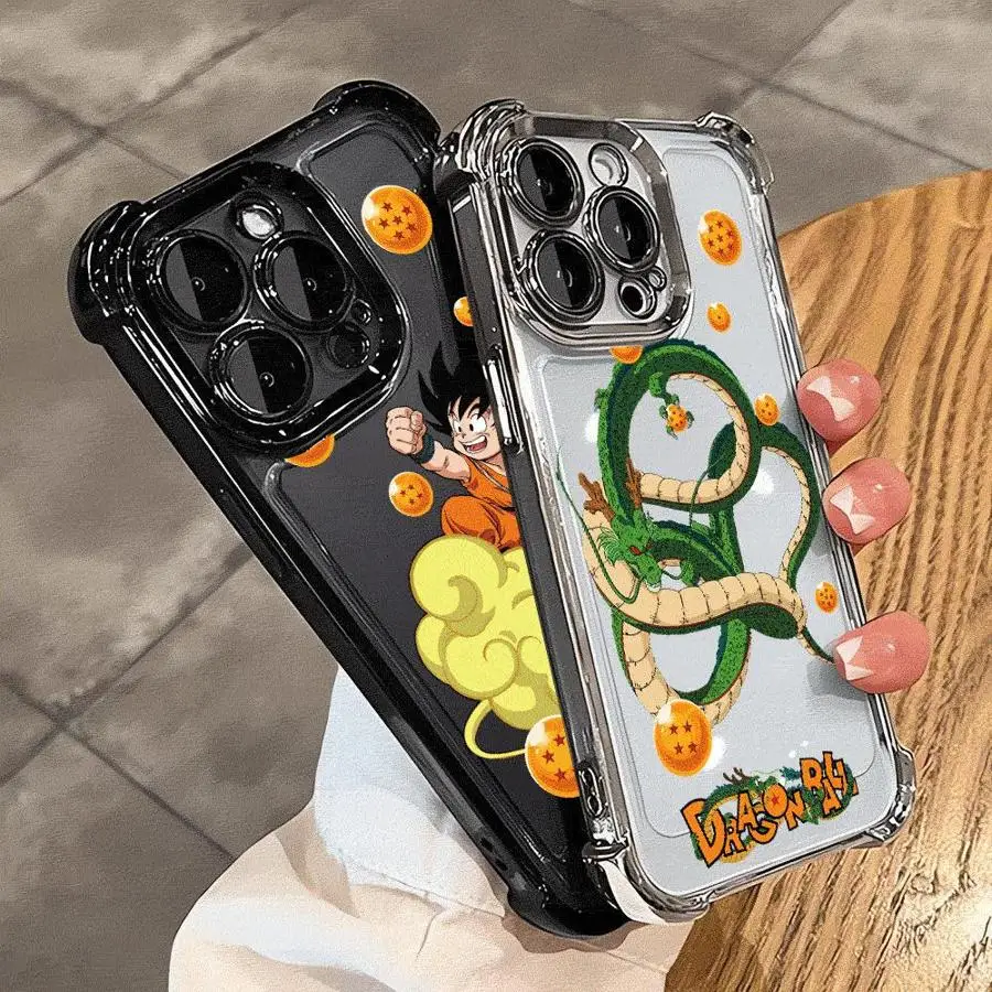 Cute Anime Dragon Ball Z Case for iPhone 17 Air 12 13 15 Plus 11 14 16 Pro Max Soft Phone Cover
