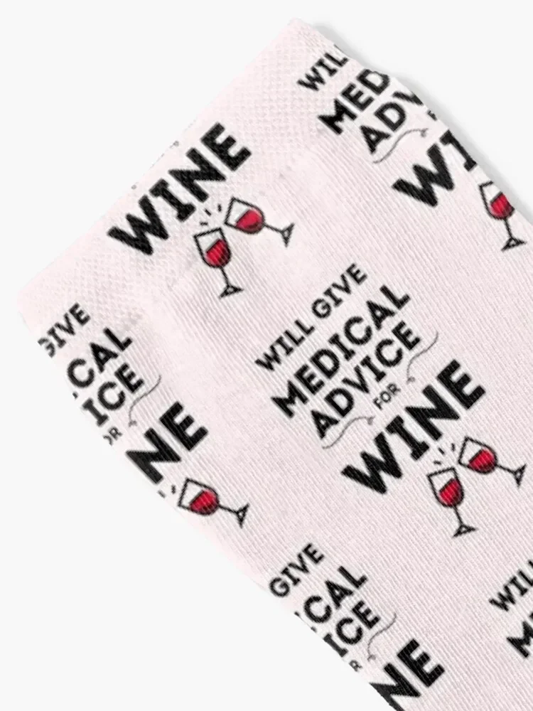 Will Give Medical Advice For Wine Socks luxury Hiking boots gifts funny gifts Socks For Women Men\'s