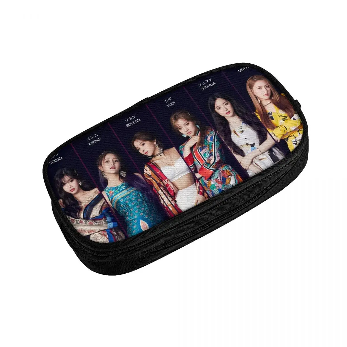 Custom Kpop (G)I-DLEs Dance-pop astucci per riporre Minnie, Miyeon, Soyeon, Yuqi e Shuhua Pen Box Bag accessori per la scuola