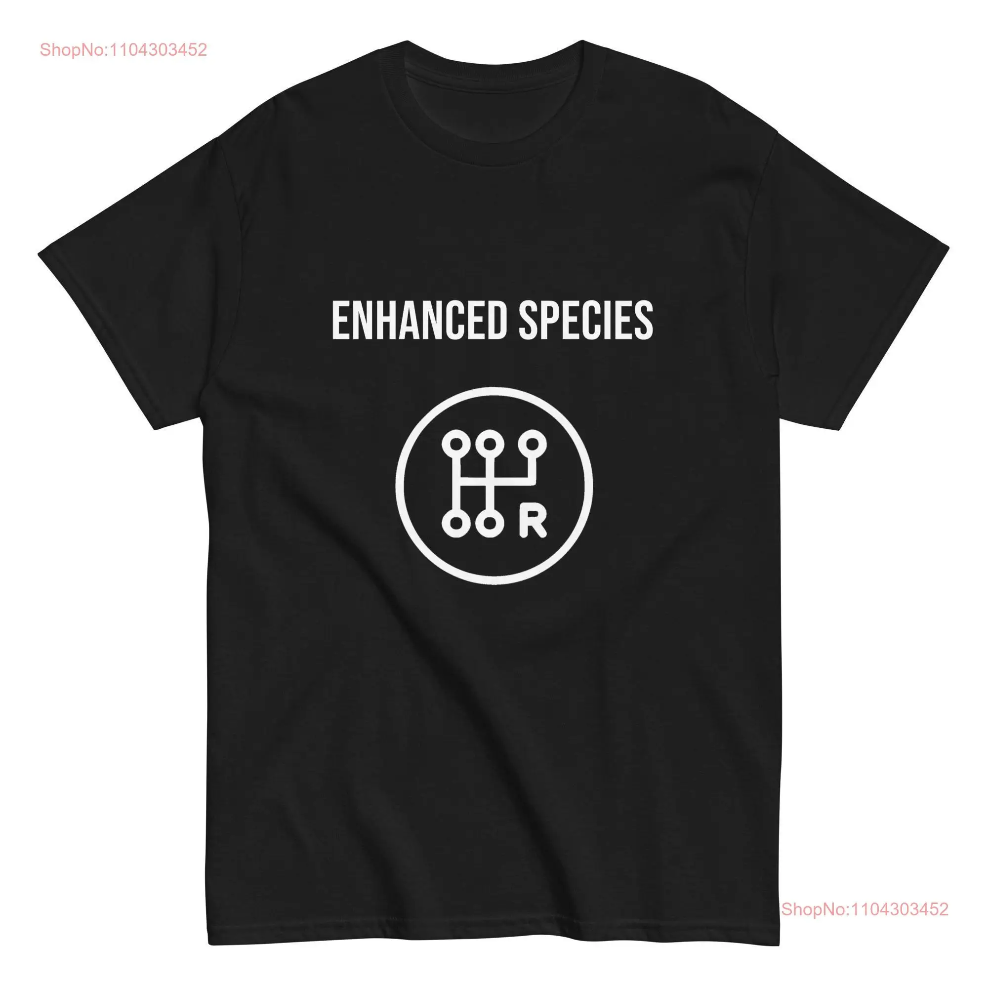 Enhanced species manual transmission funny car joke meme shirt guys gift for friends long or short sleeves