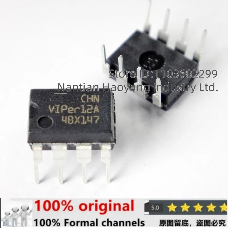 

Original Only 10pcs/20pcs/50pcs/Lot VIPER12ADIP-E VIPER12A IC OFFLINE SWIT PWM SMPS CM 8DIP