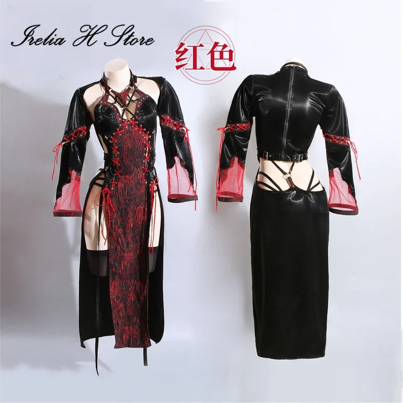 Irelia H Store Anime Master Cheongsam Sexy lingeries private photo shoots Punk Dress Female Cosplay Costume