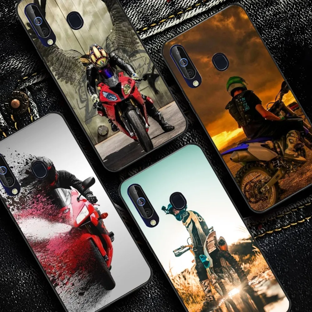 Moto Cross Motorcycle Sports Car Phone Case For Samsung A 10 11 12 13 20 21 22 30 31 32 40 51 52 53 70 71 72 73 91 13 Shell