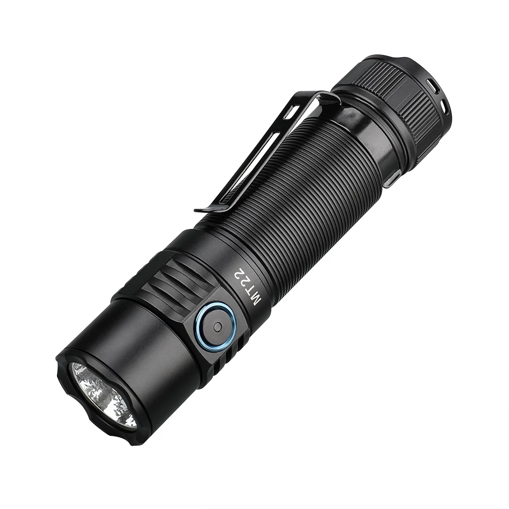 Trustfire MT22 Linterna táctica LED EDC recargable USB con powerbank