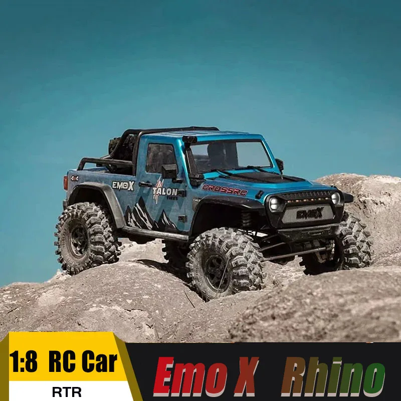 

Crossrc Remote Control Model Emo X Rhino 1/8 Electric Off-road Climbing Vehicle Differential Lock Dual Speed Door Bridge