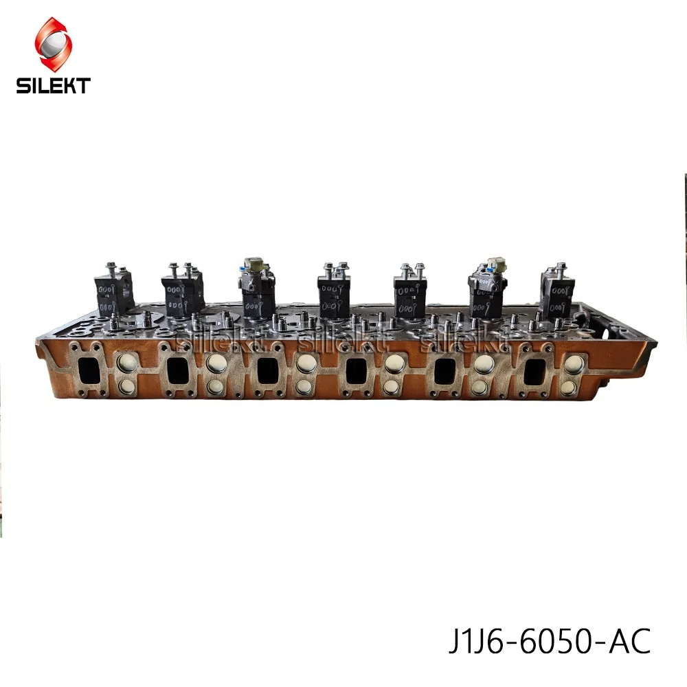 Cylinder Head with Valve J1J6-6050-AC Complete Assembly Engine Auto Engine Parts for FD 12.7L 13L for JMC for FOMOCO