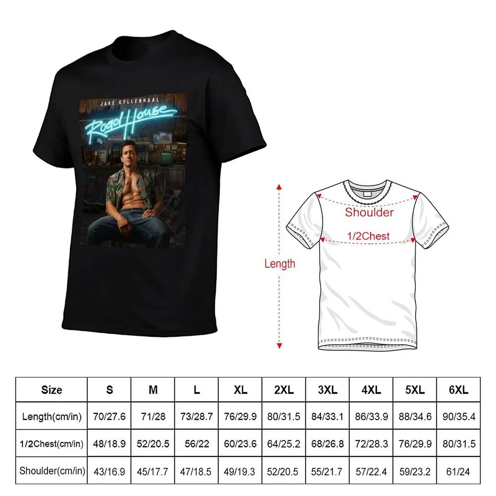 Road House, Jake Gyllenhall Road House T-Shirt vintage clothes aesthetic clothes man t shirt mens big and tall t shirts