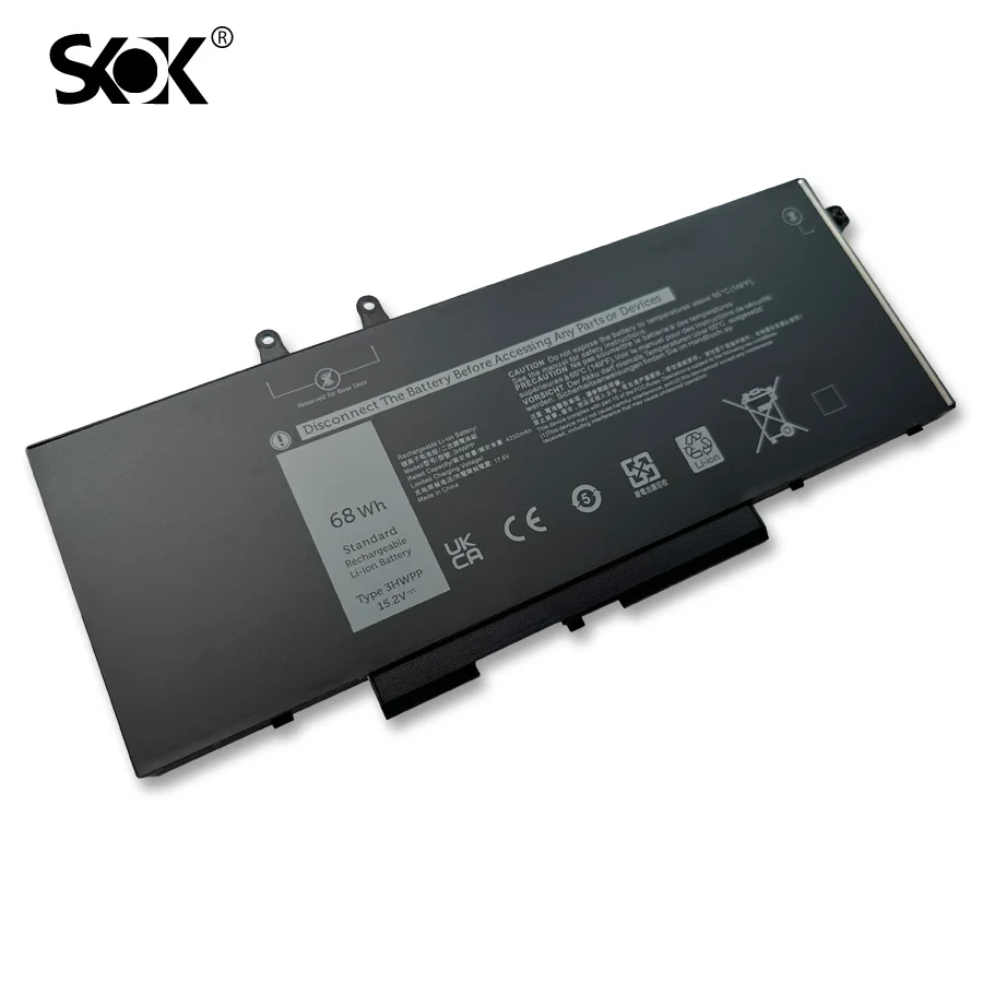 3HWPP Laptop Battery Replacement for Dell Latitude 5401 5410 5411 5501 5510 5511 Precision 3541 3551