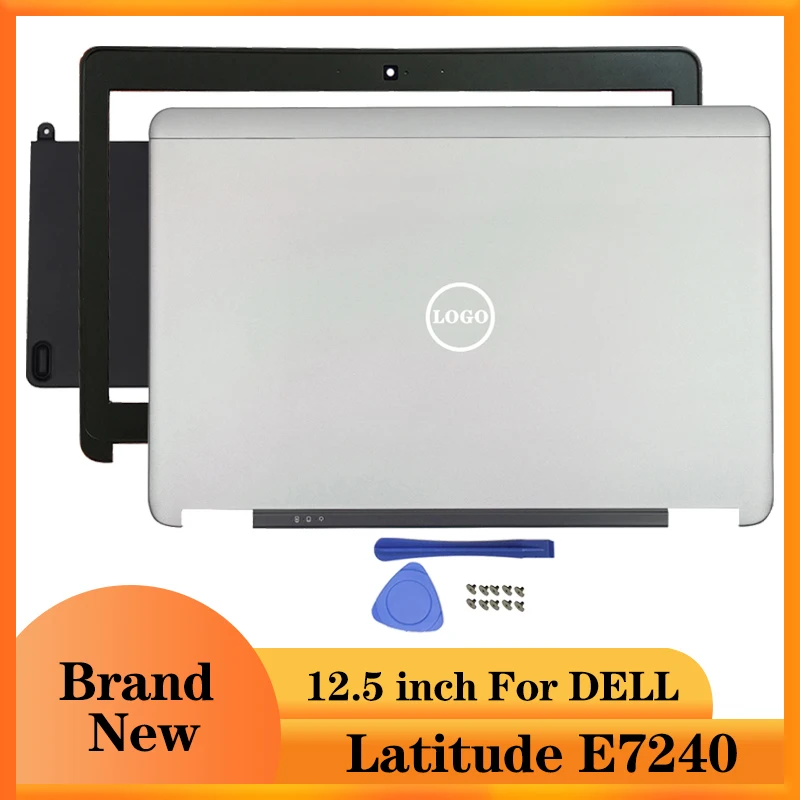 

NEW For Dell Latitude E7240 Laptop LCD Back Cover/Front Bezel/Bottom Door Cover 0WRMNK 04VCNC 08HH6V AM0VM000701 Silver