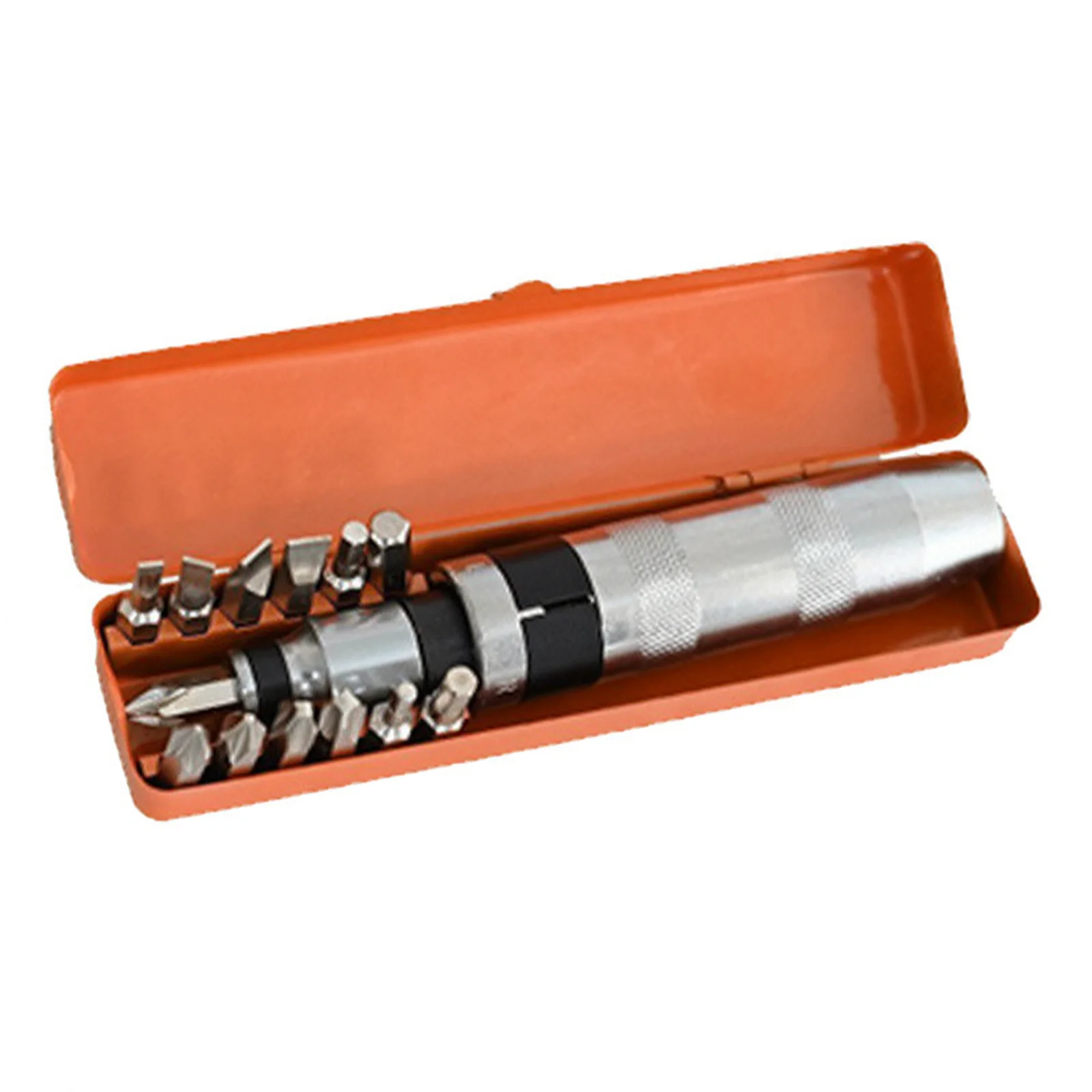 Impact Screwdriver Set Chrome Vanadium Steel Construction Versatile Bits Screw Extractor Kit