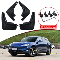 Car Styling Fit For EVOLUTE i-JET 2023 2024 ABS Car Mud Flaps Splash Guard Mudguards MudFlaps Front Rear Fender Auto Accessories