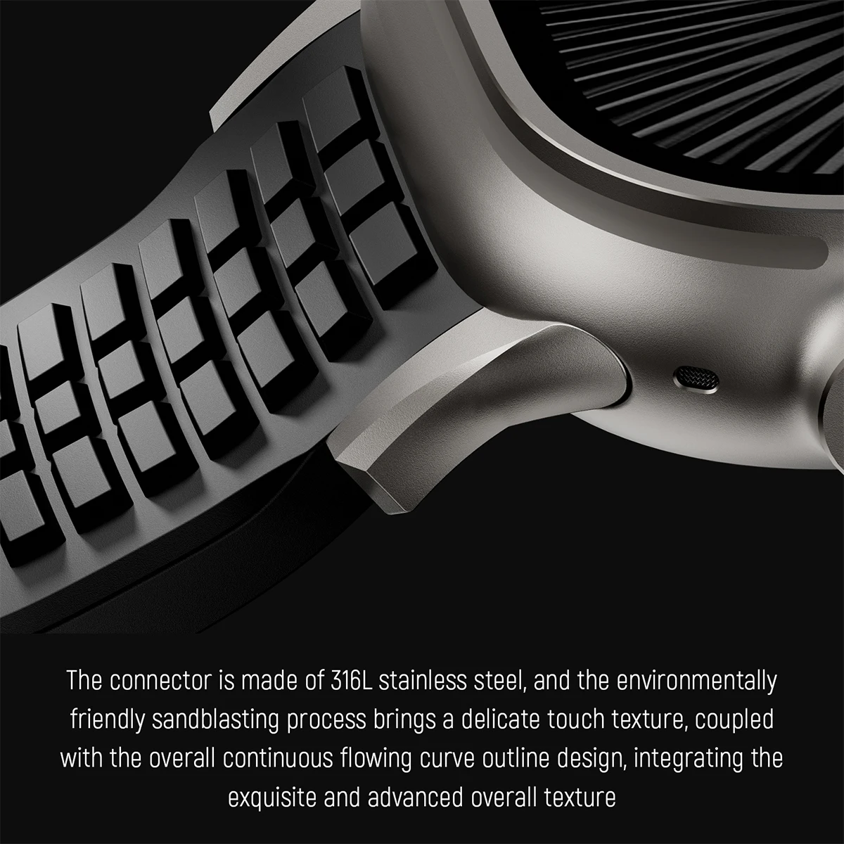 Sports Silicone Band for Apple Watch Ultra 2 49mm 46mm 45mm 44mm Luxury Metal Bracelet for iWatch Series 10 9 8 7 6 5 4 Se Strap