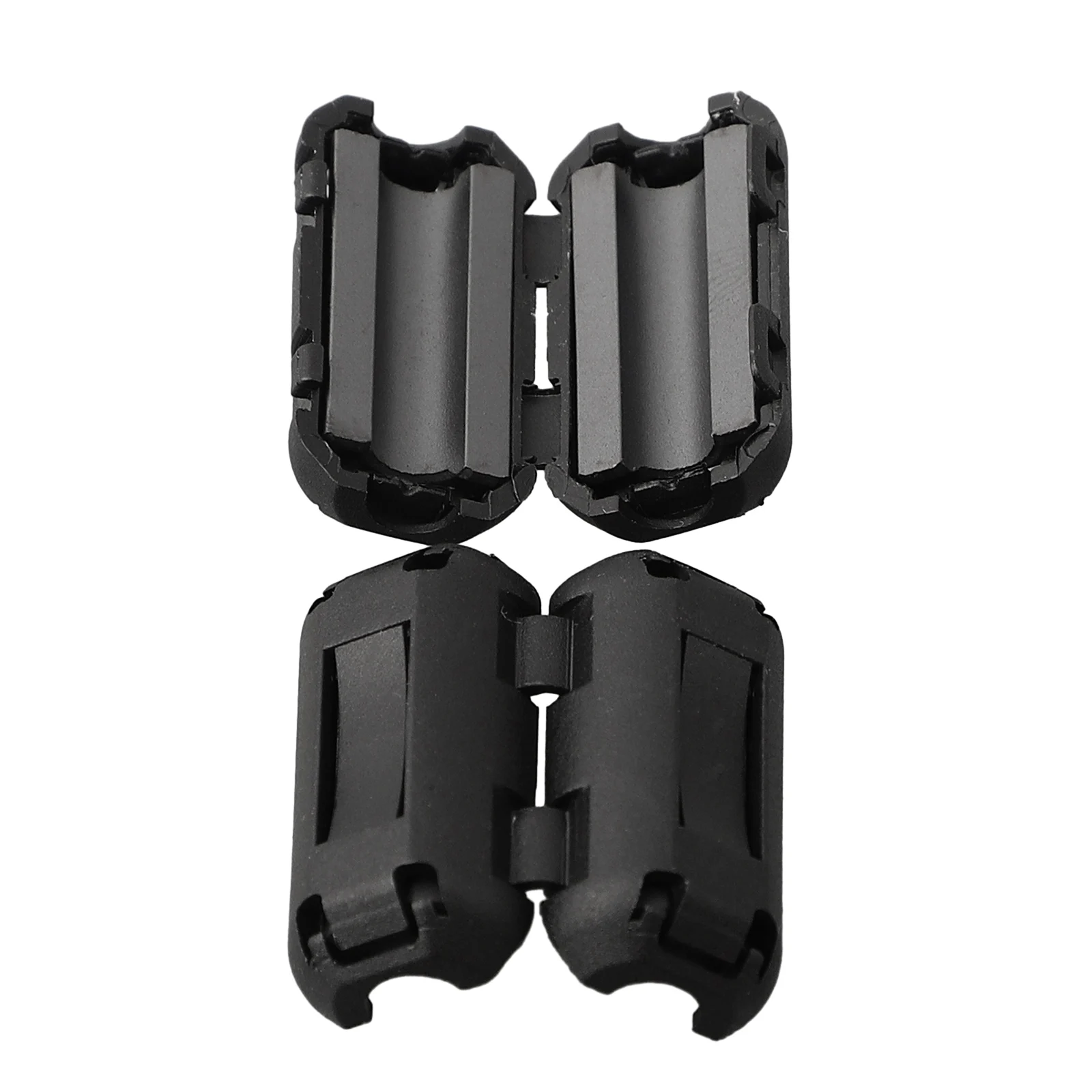حلقات مرشح قمع الضوضاء الأساسية من الفريت 10 عبوات لتقليل RFI على هاتف USB Powerline Coaxial وكابلات الصوت