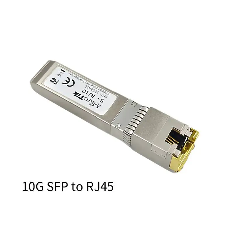 10G 2.5G SFP+10GBase-T RJ45 Copper Module 10G/5G/2.5G Compatible for Mikrotik Various Switches Ethernet  Transceiver 100M
