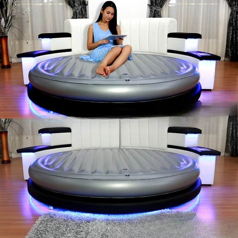 Round mattress Double inflatable water mattress Hotel B & B Water-filling Inflatable type