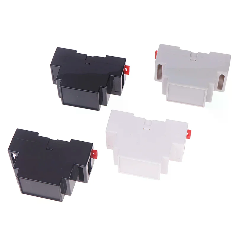 1pc Din Rail Box Plastic Box 4Colors 88x37x59mm 35-Rail Plc Junction Electronics Project Case Mounting Instrument Housing
