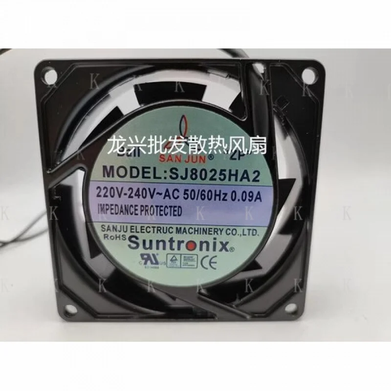 

C для SANJUN SJ8025HA2 220 В-240 В 0,09 А охлаждающий вентилятор для шкафа питания