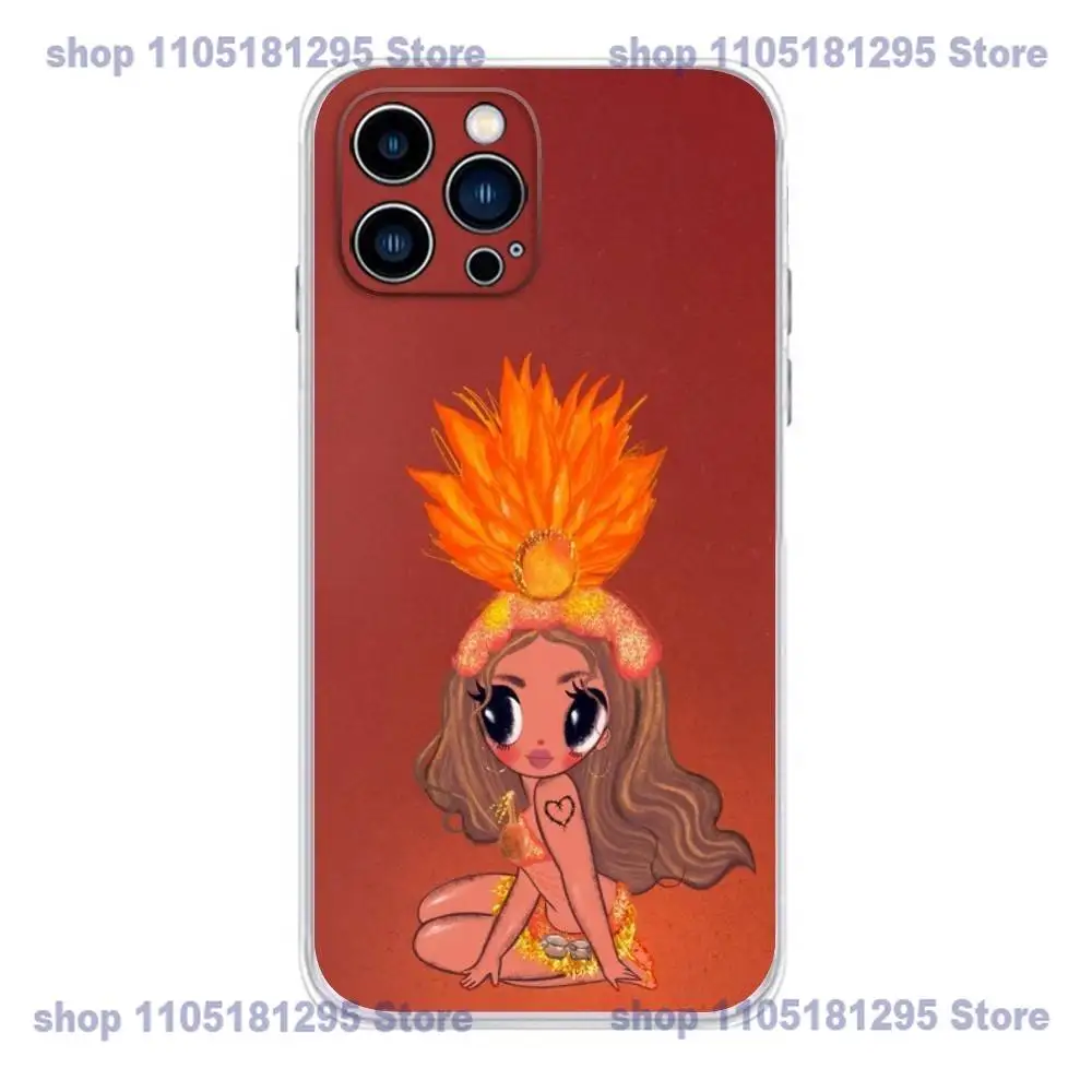 حافظة هاتف K-Karol G Tropicoqueta لهاتف iPhone 17,16,15,14,13,12,11 X,Plus,Pro,Max,XR,Plus,E,غطاء ناعم شفاف صغير