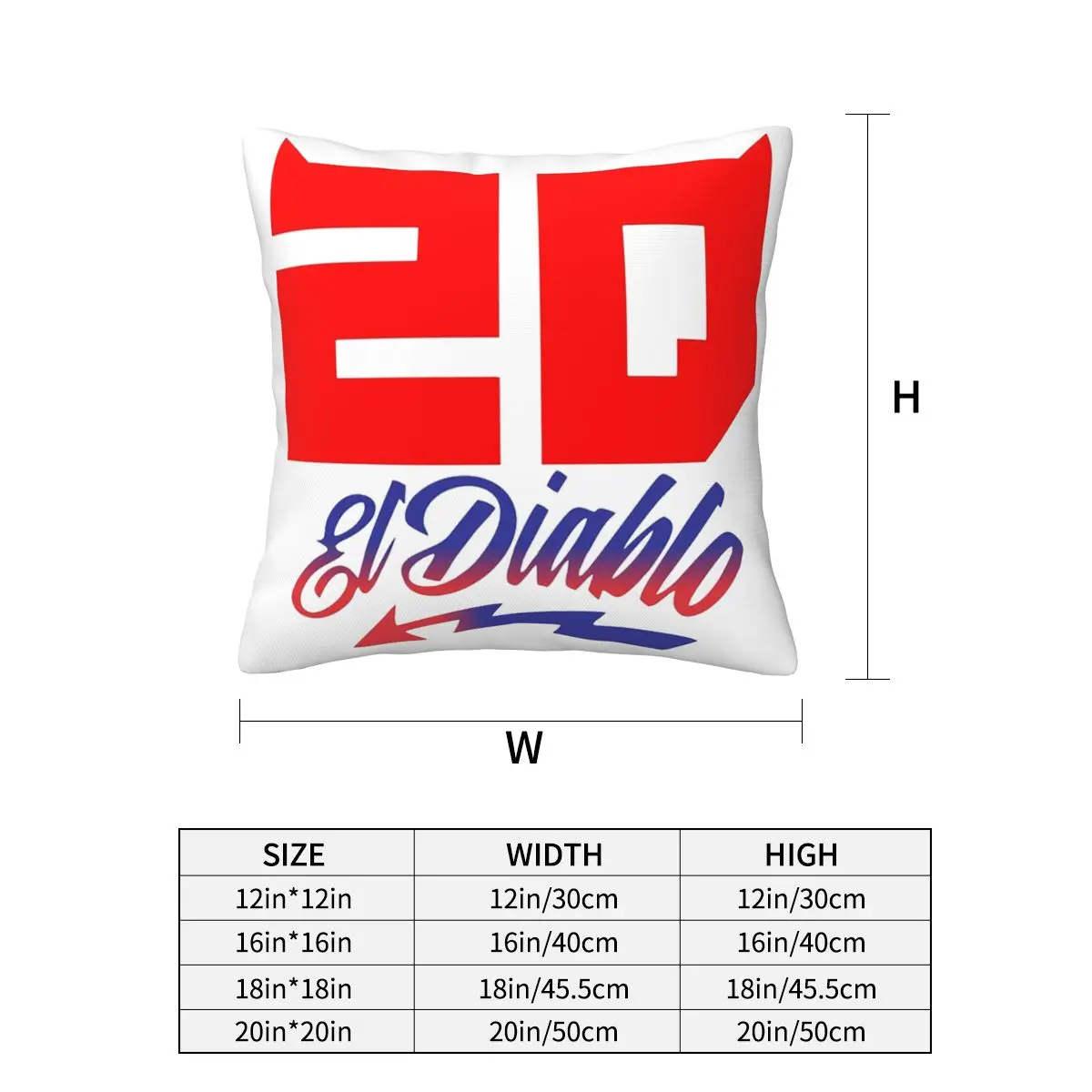 Fabio Quartararo 20 Square Pillowcase Pillow Cover Cushion Decor Comfort Throw Pillow for Home Bedroom