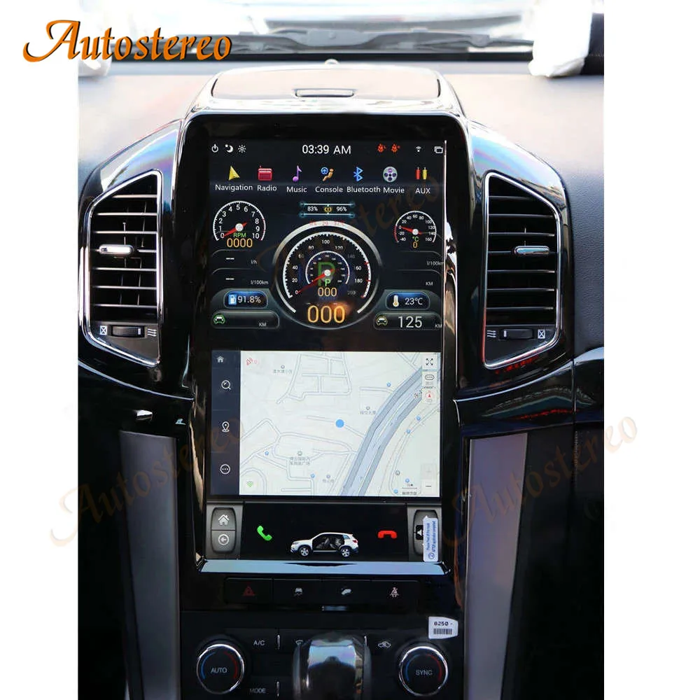 

Carplay Android 13 для Chevrolet Captiva 2013-2017 автомобильный мультимедийный плеер GPS Tesla экран головное устройство одометр цифровой кластер светодиодный