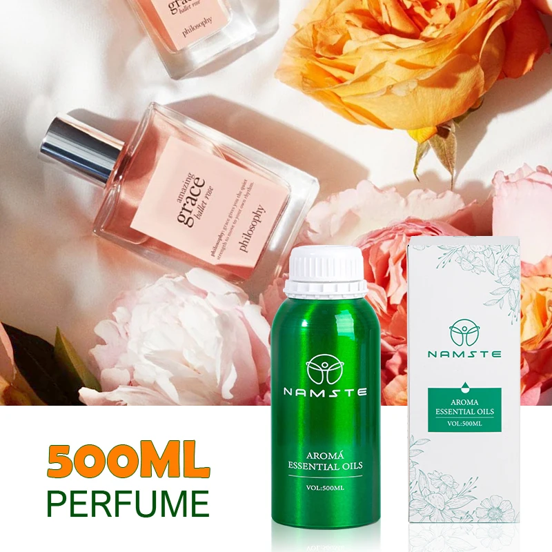 نكهة عطر غرفة الزهور والزهور للمنزل ناشر رائحة معطّر الهواء ناشر الزيوت العطرية 500 مللي عطر