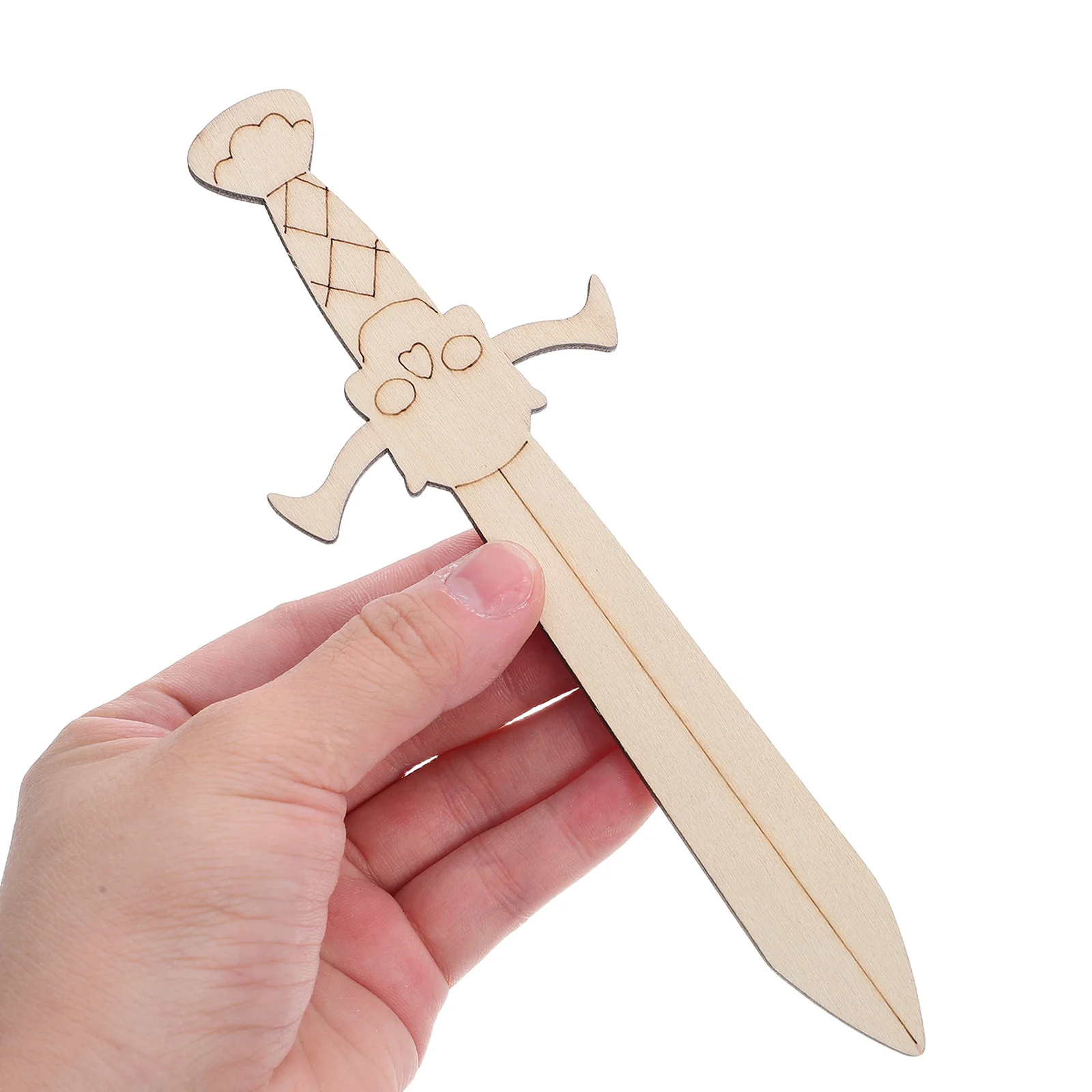 

20Pcs Paintable Wood Slices: Creative Pirate Theme DIY Craft Kits for Kids Unfinished Wooden Shapes for Painting Hanging