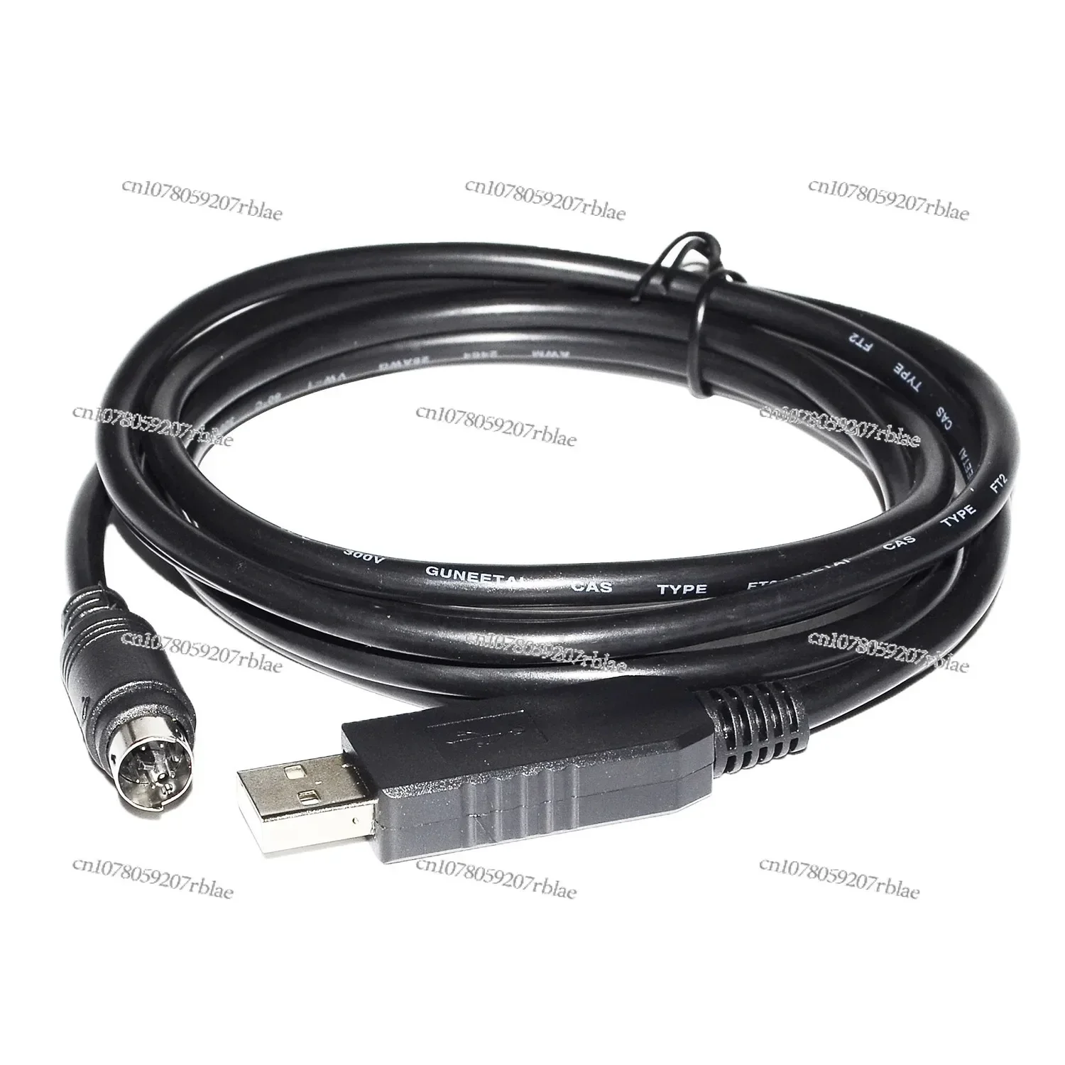 USB To MD6 6-pin Round Head, Suitable for YAESU Yaesu FT-840/890/900 CAT-890 Programming Cable