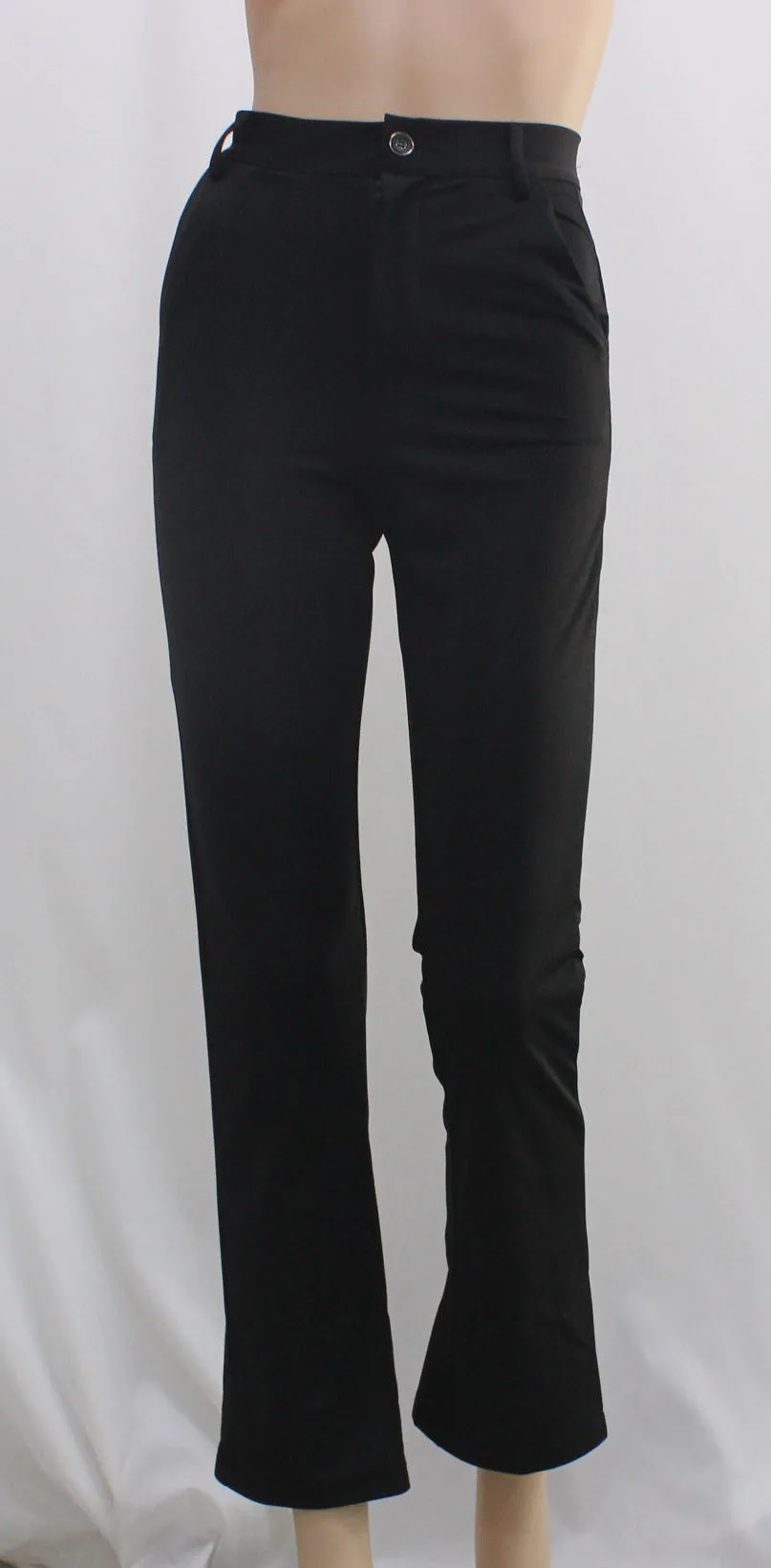 Damen Business Casual Hosen, Bequeme Bürokleidung mit Taschen, Elegante Regular Fit Arbeitshosen – Detail 10