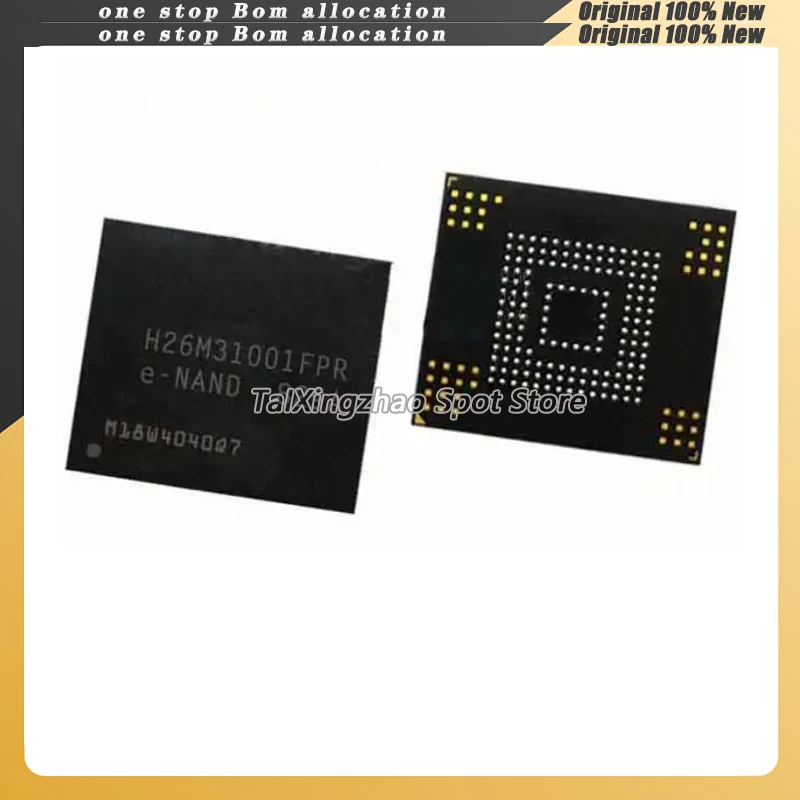 

5 шт./лот, 100% новый оригинальный H26M31001FPR H26M3100 26M31001FPR BGA